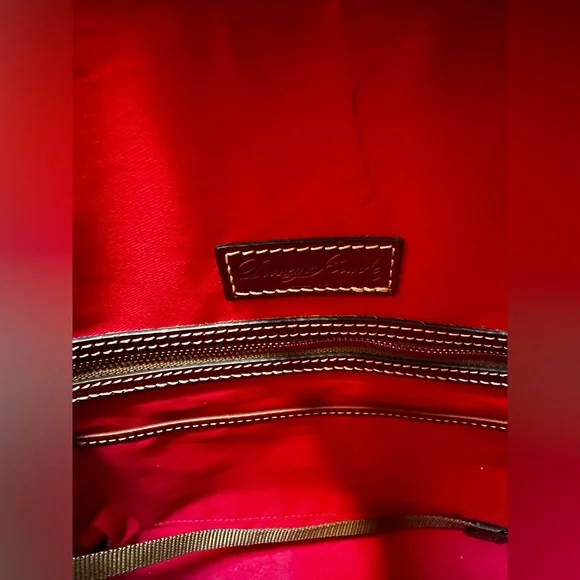 DOONEY & BOURKE| Ostrich Celeste Satchel| Light Taupe - Picture 12 of 13